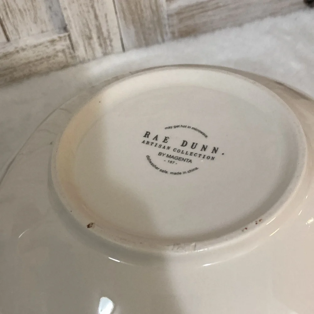 Rae Dunn Halloween Skeleton Bowl